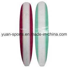 Tabla de surf de resina epoxi, tablero largo de varios colores